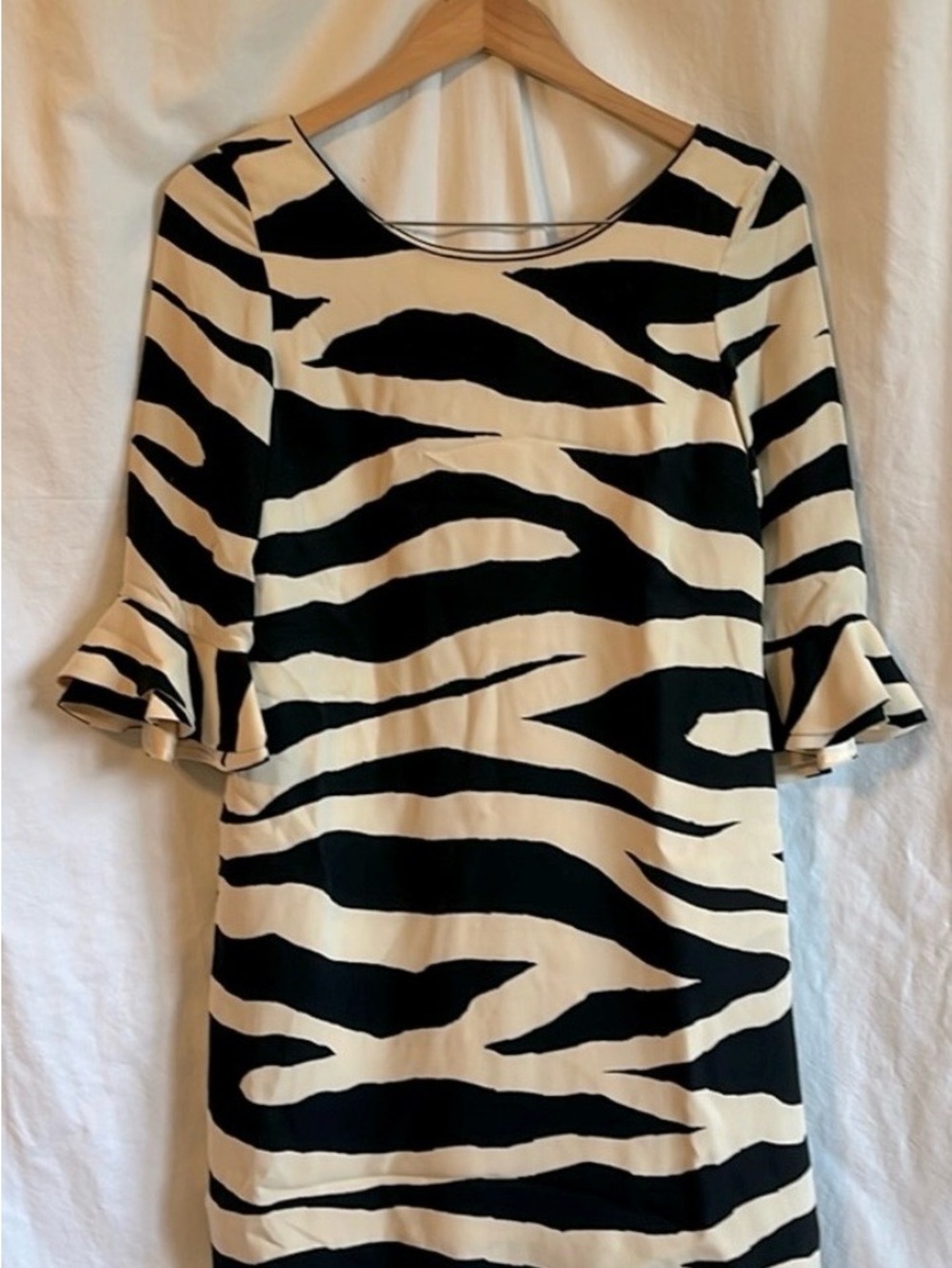 Kate Spade “Andora”  Zebra Print Shift Dress